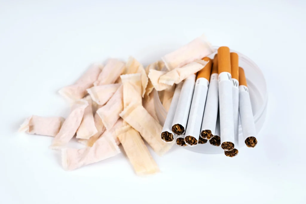 Wie viel Gram Nikotin hat eine Zigarette im Gegensatz zu Snus?